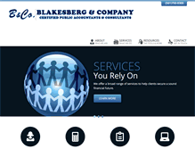 Tablet Screenshot of blakesbergcpas.com